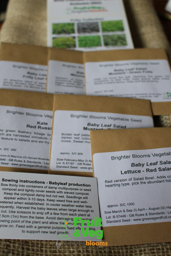 Baby Leaf Mixes Seed Collection - Image 2